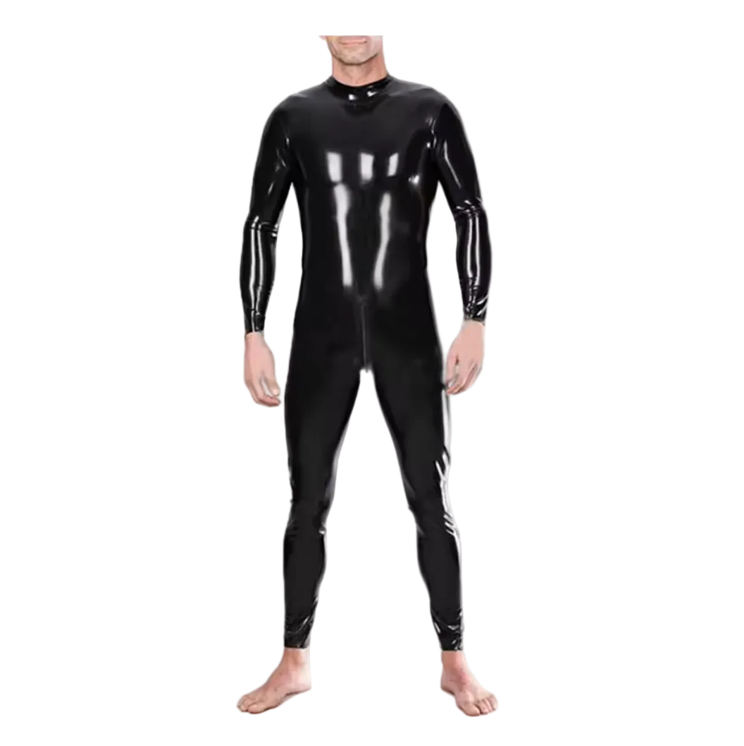 Latex Catsuit With Backzip