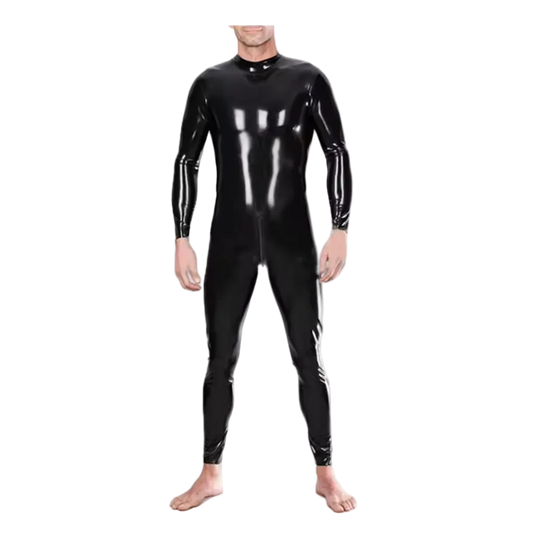 Latex Catsuit With Backzip