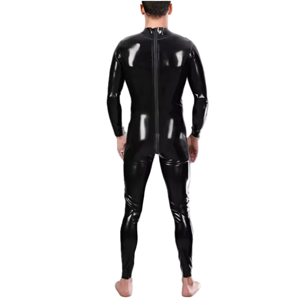 Latex Catsuit With Backzip