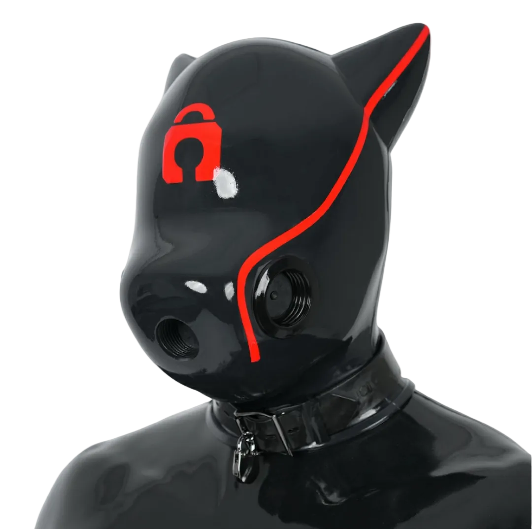 Silicone IDO Dog Drone Gas Mask-Lock(Upgraded Version）