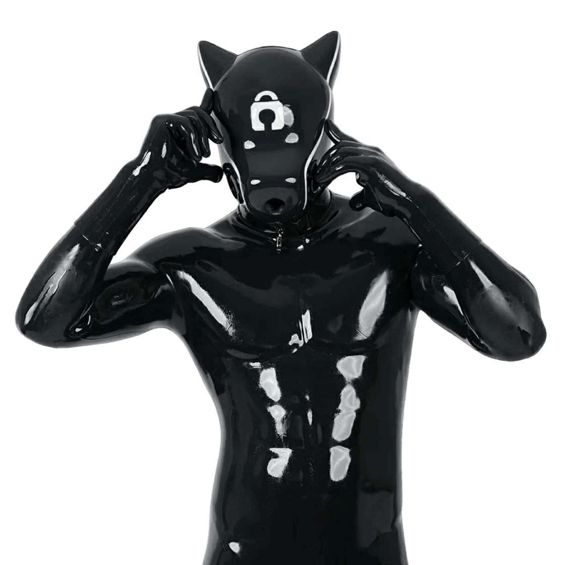 Silicone IDO Dog Drone Gas Mask-Lock(Upgraded Version）
