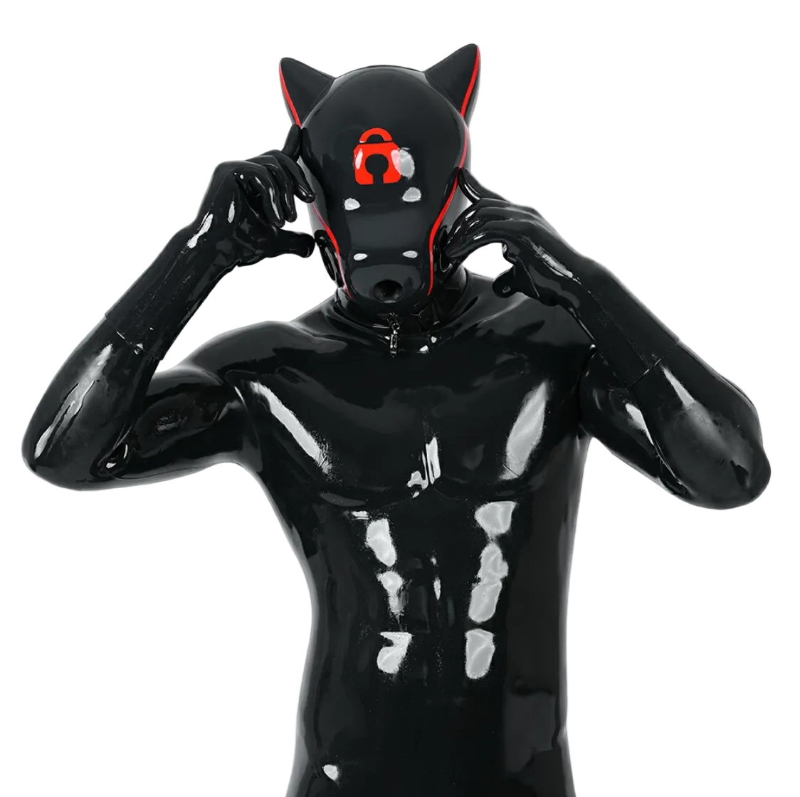 Silicone IDO Dog Drone Gas Mask-Lock(Upgraded Version）