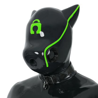 Silicone IDO Dog Drone Gas Mask-Lock(Upgraded Version）