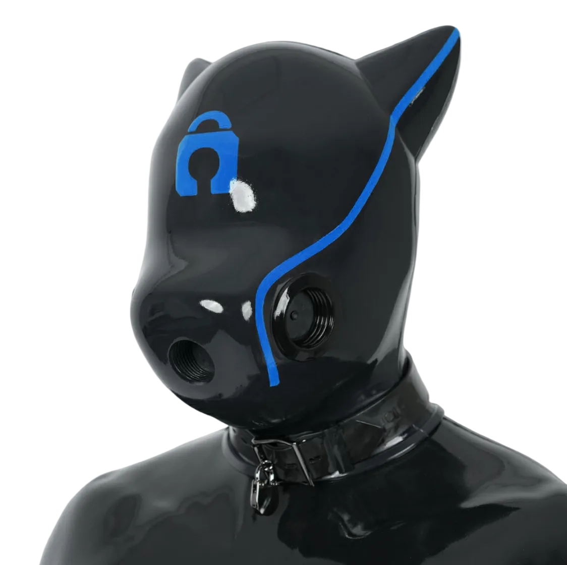 Silicone IDO Dog Drone Gas Mask-Lock(Upgraded Version）