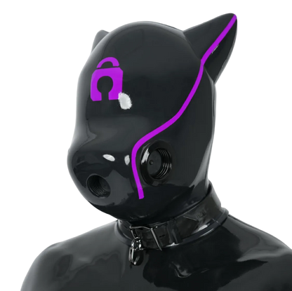Silicone IDO Dog Drone Gas Mask-Lock(Upgraded Version）
