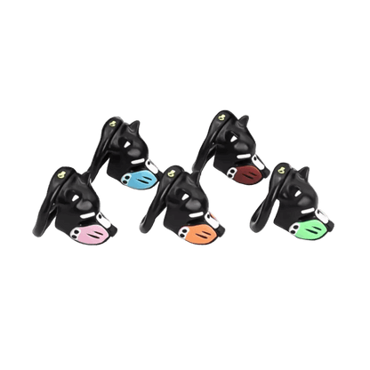 Pup Hood Chastity Cage Orange