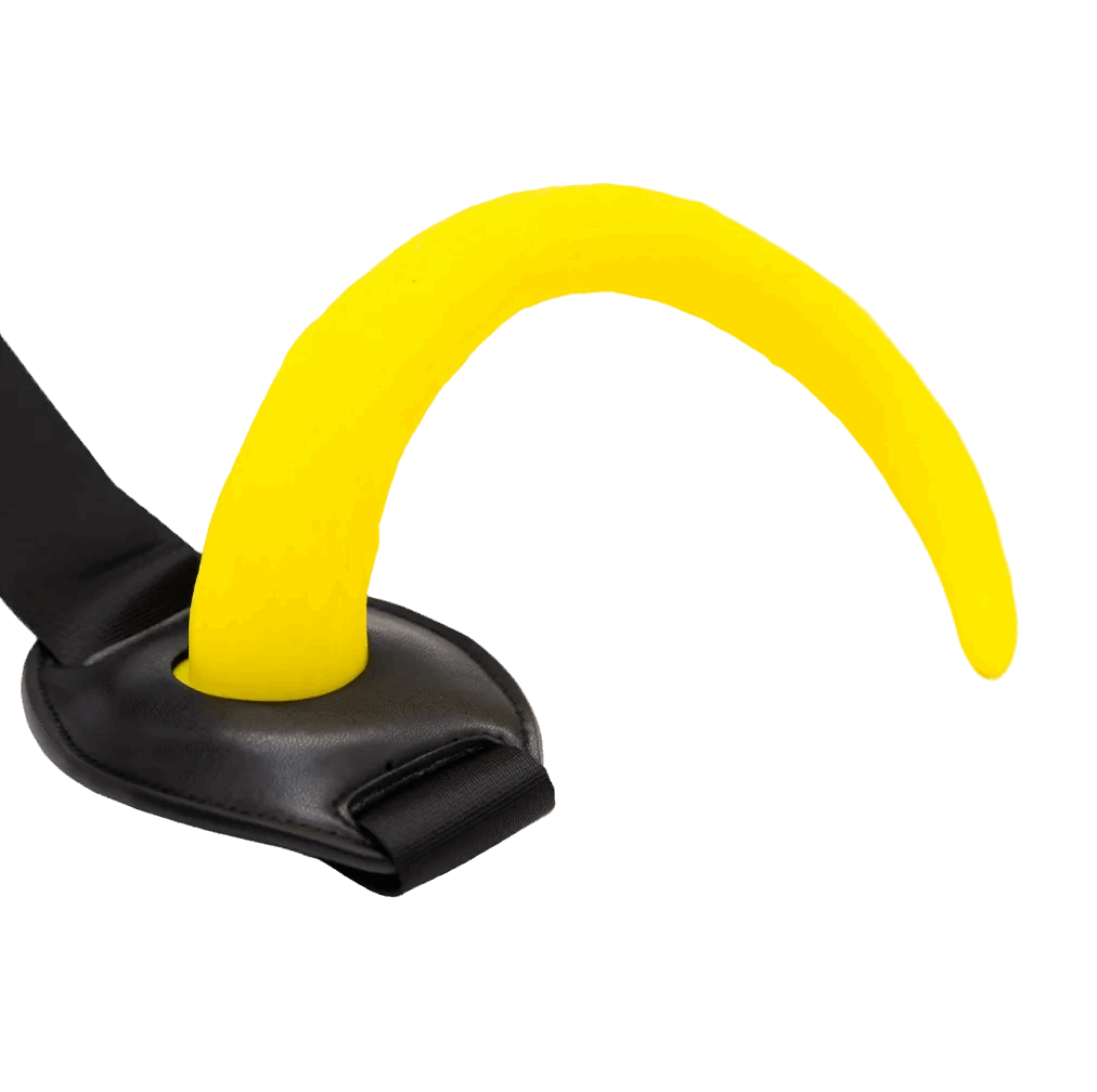 Silicone Show Tail Yellow