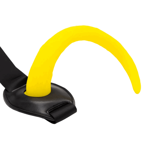 Silicone Show Tail Yellow