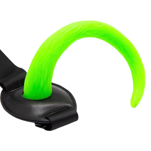 Silicone Show Tail Green