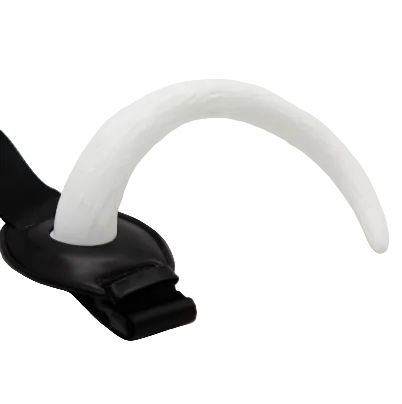 Silicone Show Tail White