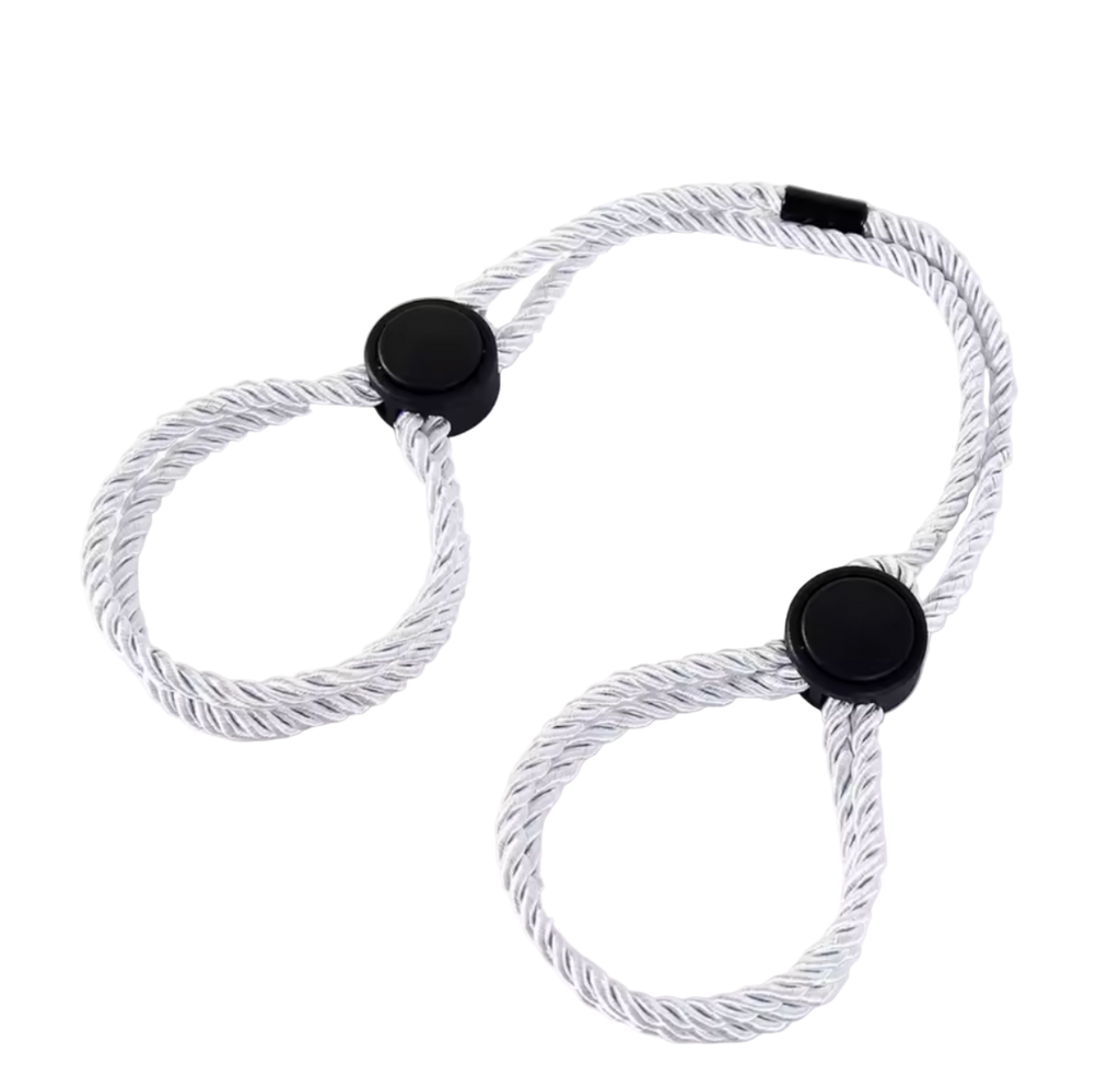 Cotton Rope Cuffs White