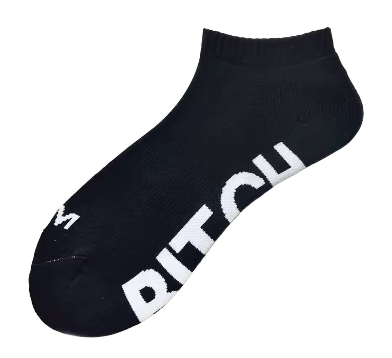 D&M Bitch Ankle Socks Black
