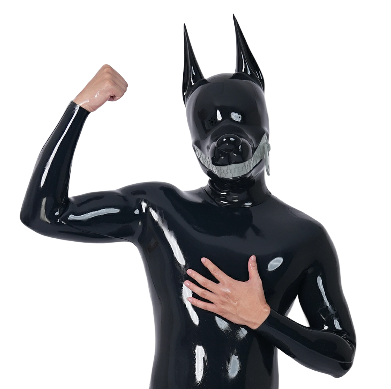 Furrjoi Zipper Dog Hood Perforated Eyes