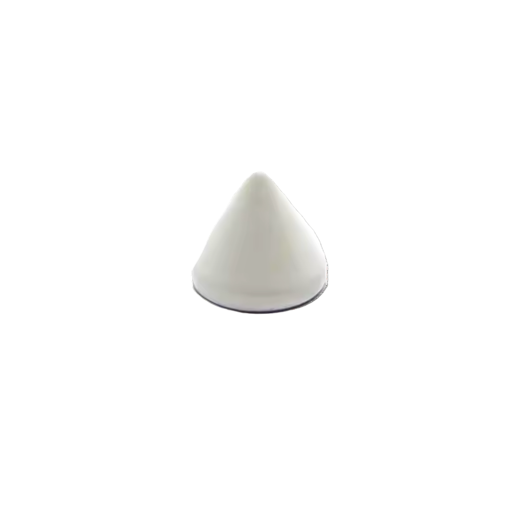 Metal Pup Hood Spikes 10 Pack White 8x7.5mm