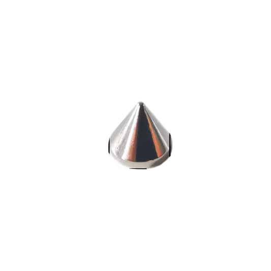 Metal Pup Hood Spikes 10 Pack Silver 8x7.5mm
