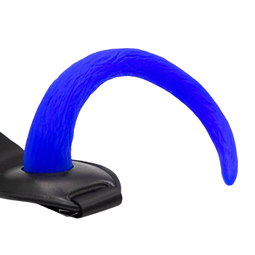 Silicone Show Tail Deep Blue