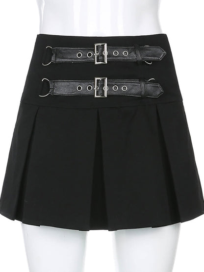Punk Skirt w/ Leather Belt