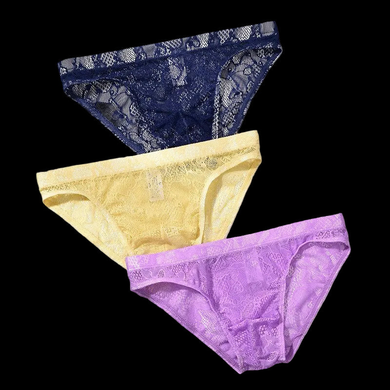 Lace Sexy Semi-Transparent Panties For Men