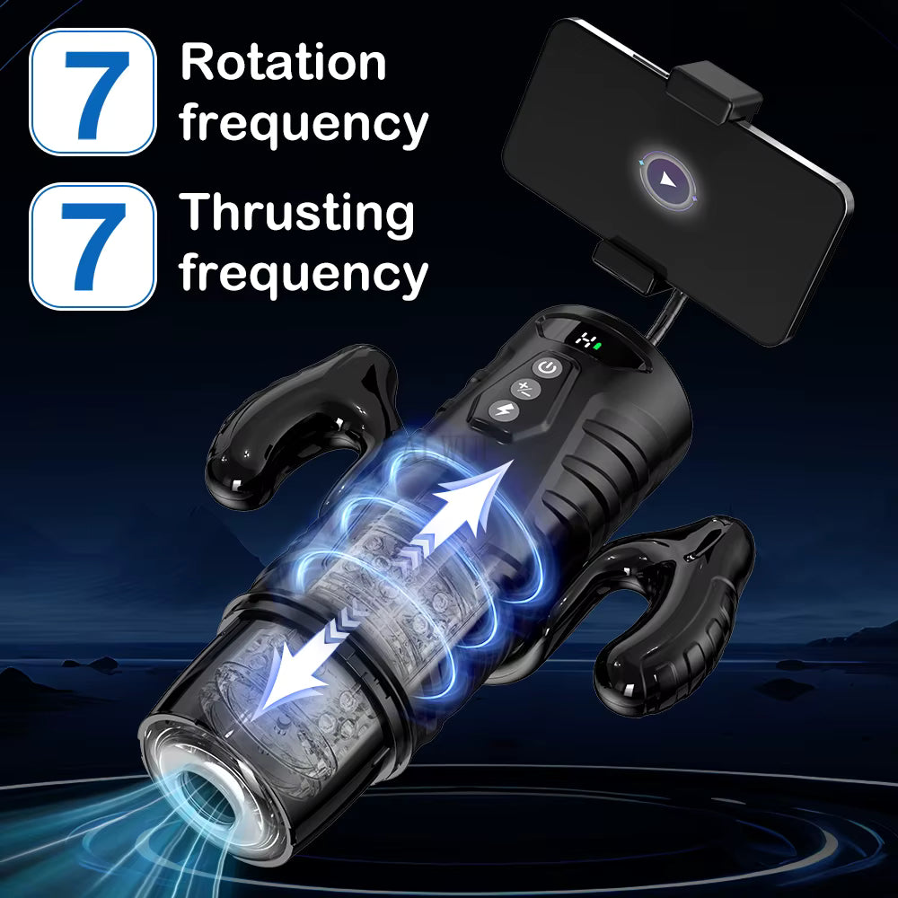 Thrusting & Rotating Games Controller Stroker