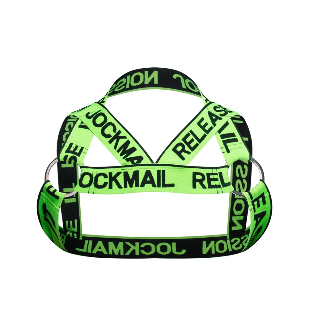 Jockmail Neon Release It Passion Elastic Chest Harness