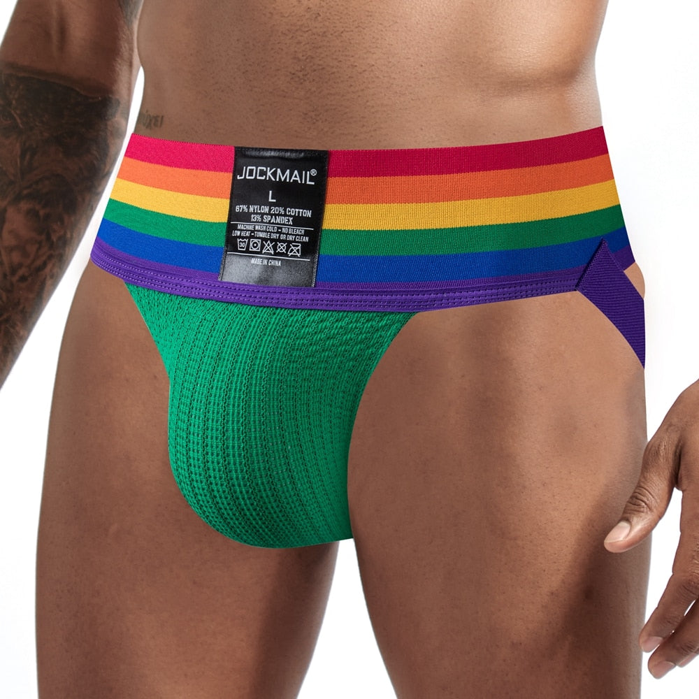 Jockmail Rainbow Pride Jockstrap