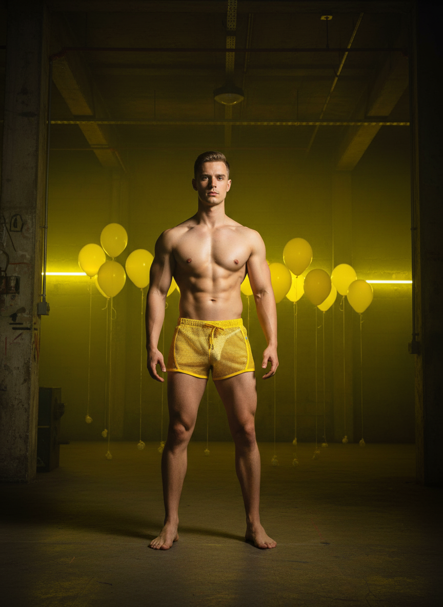 Loose Fit Sexy Mesh Boxers