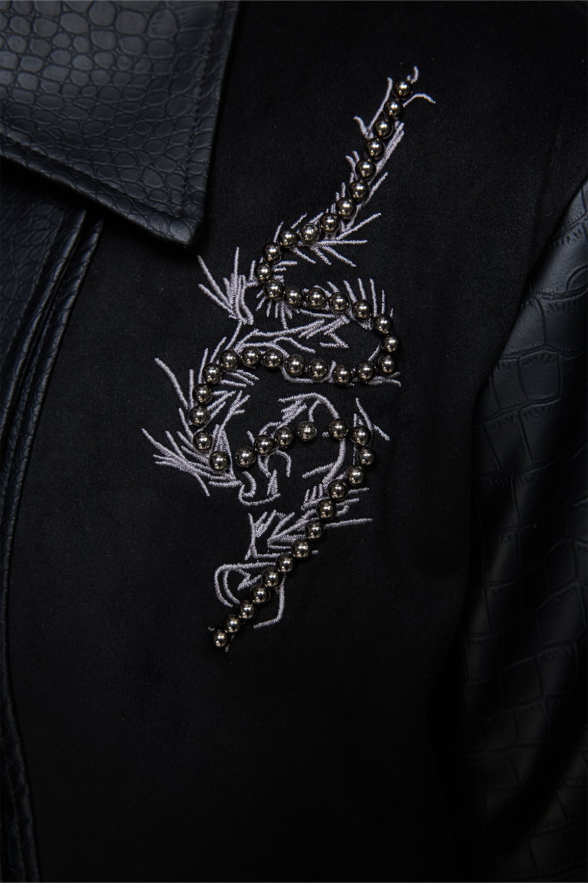 Shadow Coil Leather Jacket