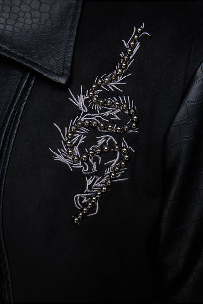 Shadow Coil Leather Jacket