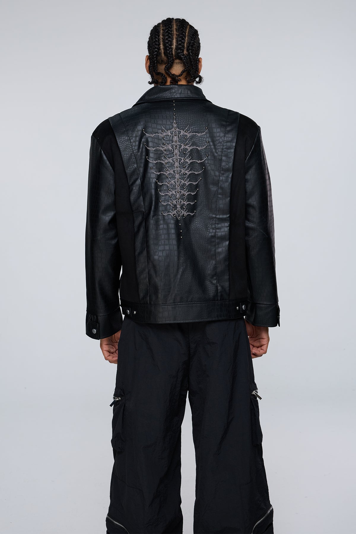 Shadow Coil Leather Jacket