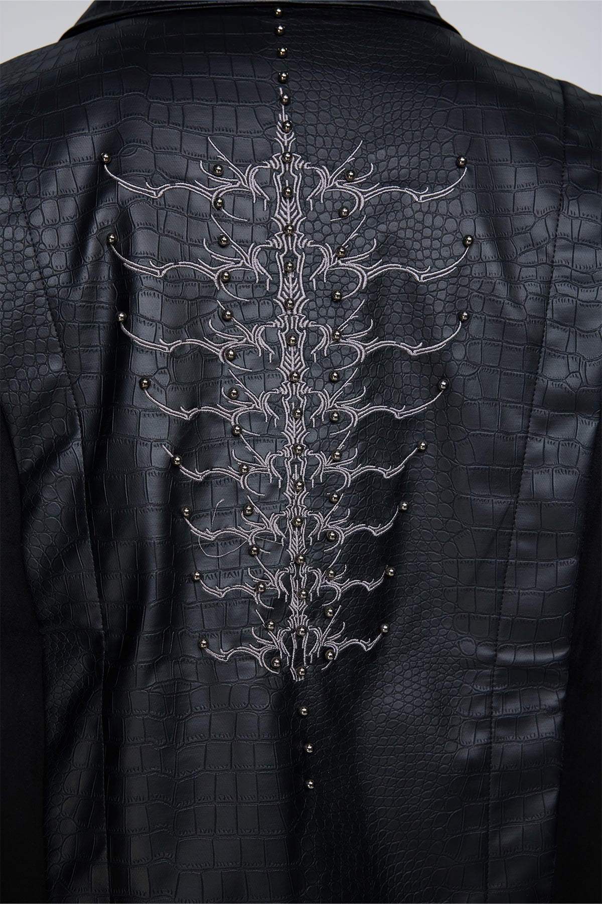 Shadow Coil Leather Jacket