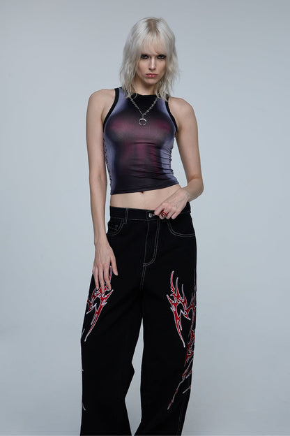 Shadow Float Print Tank Top