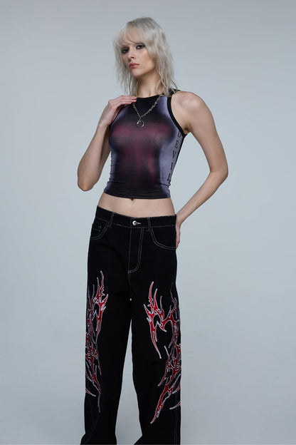 Shadow Float Print Tank Top