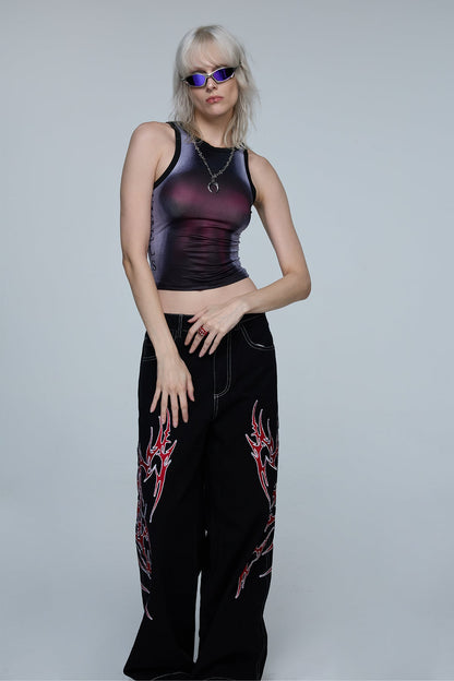 Shadow Float Print Tank Top