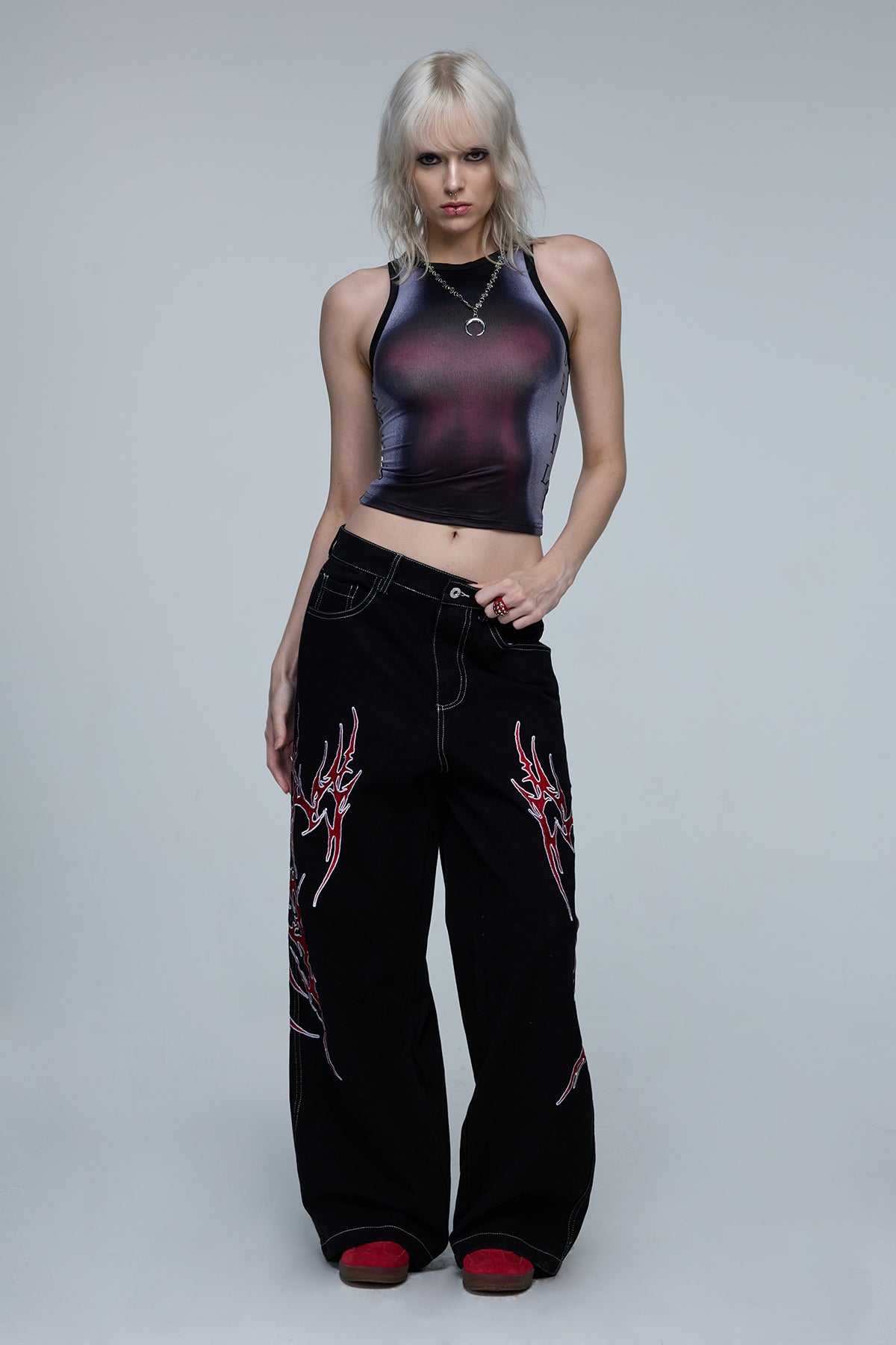 Shadow Float Print Tank Top