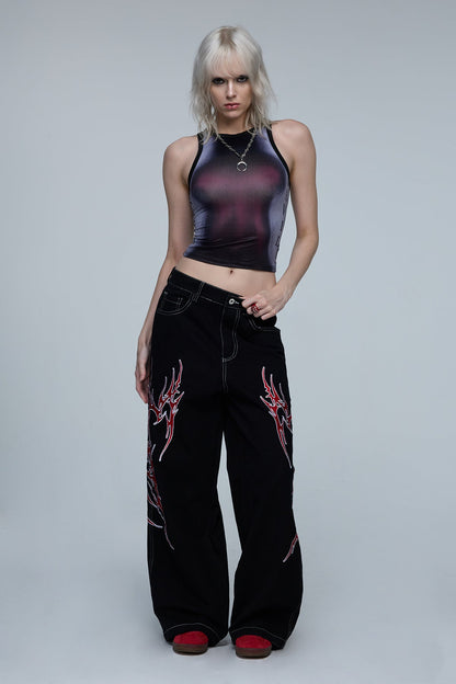 Shadow Float Print Tank Top