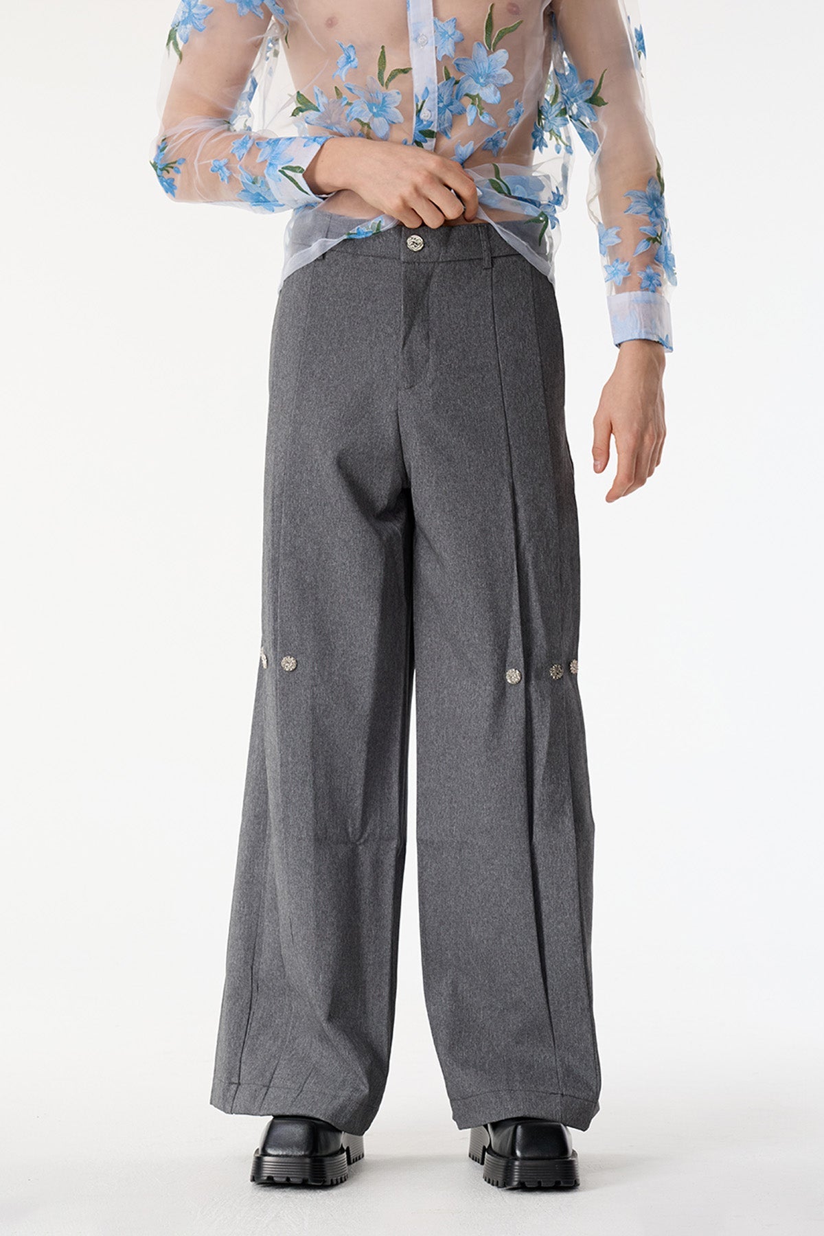 Shadow Line Straight Pants