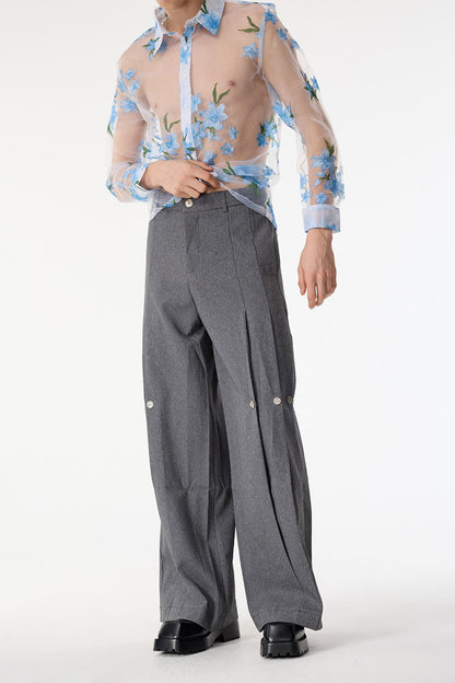 Shadow Line Straight Pants