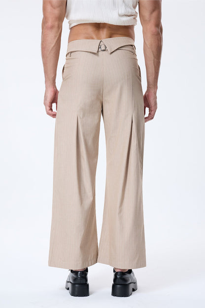 Shadow Pulse Embroidery Straight Pants