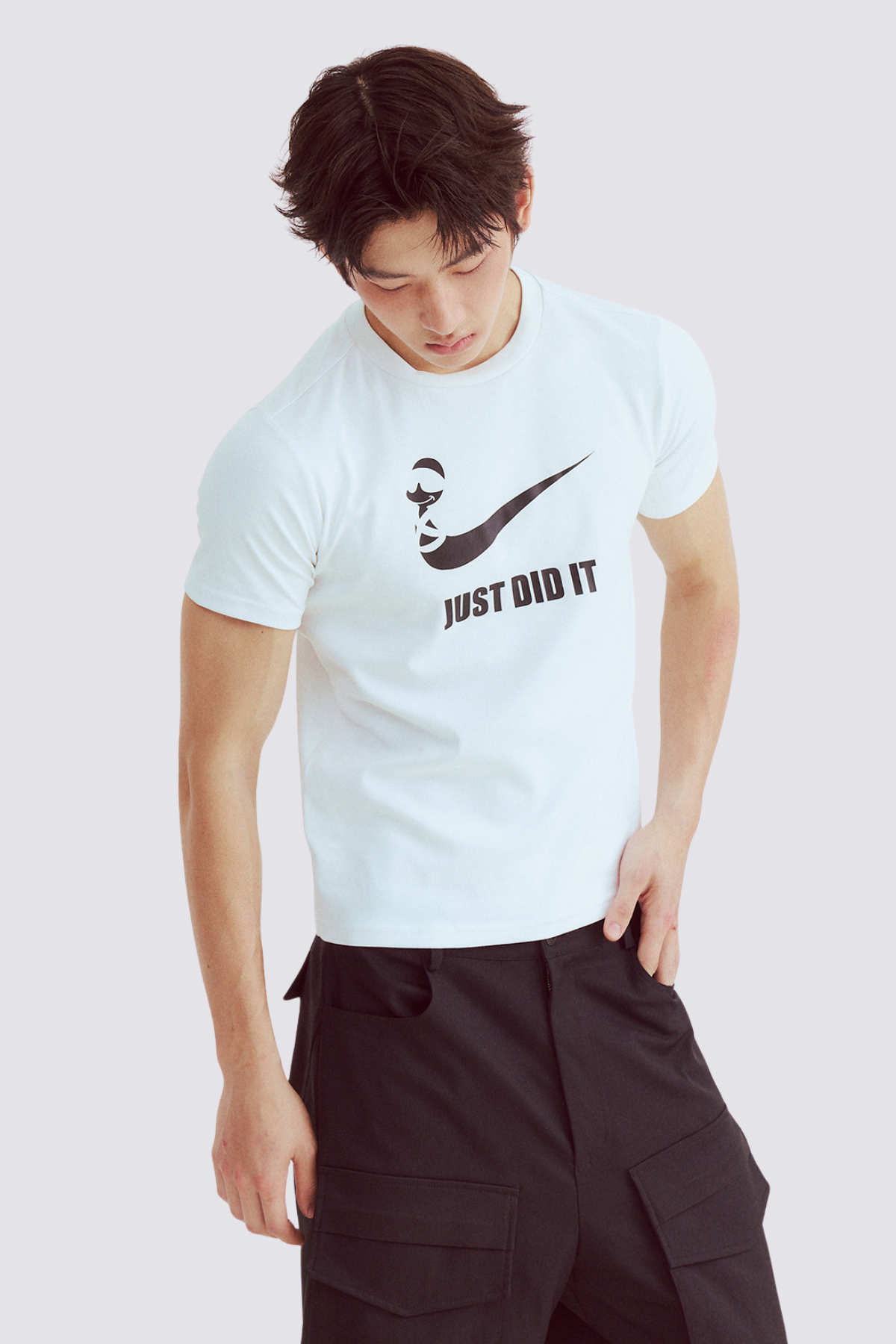 Shadow Symbol Print T-Shirt White