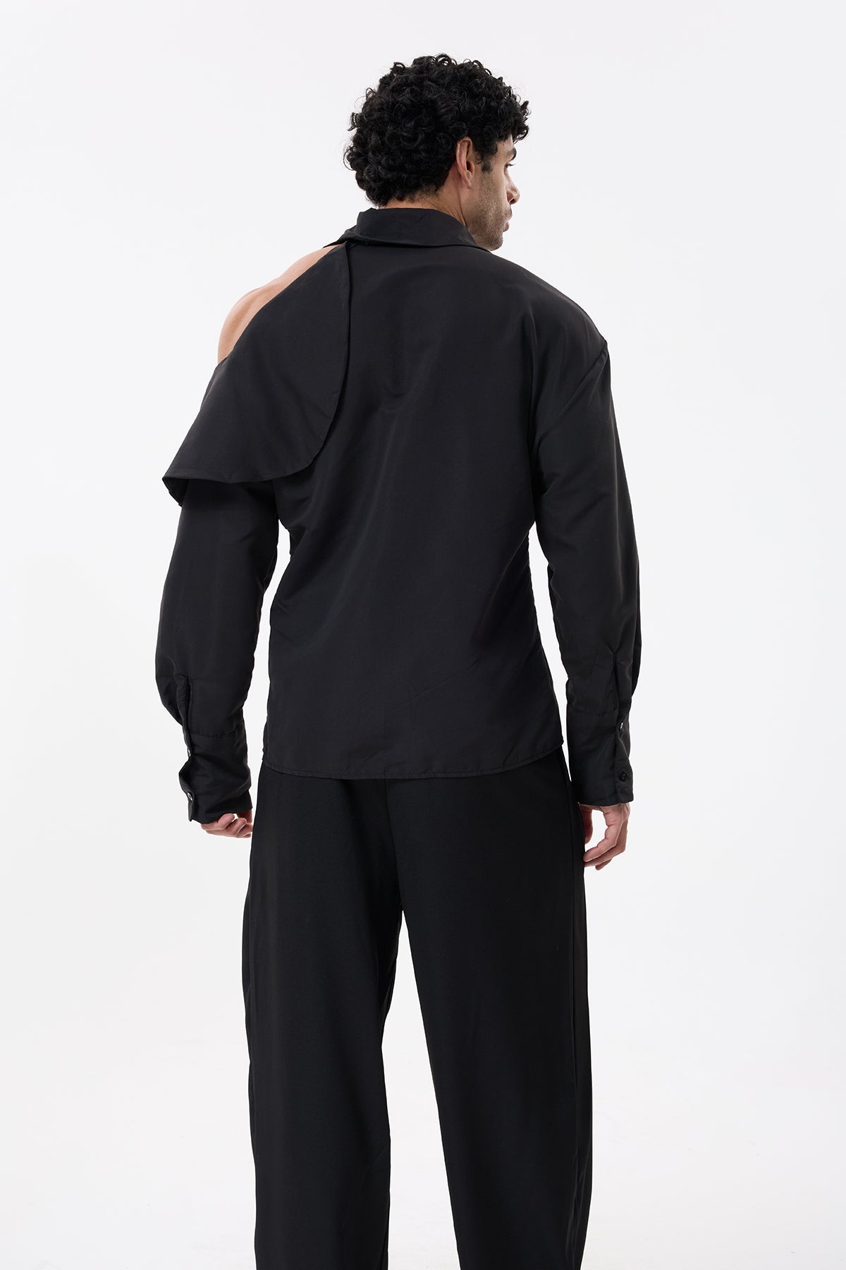 Shadow Veil Long Sleeve Off Shoulder Shirt