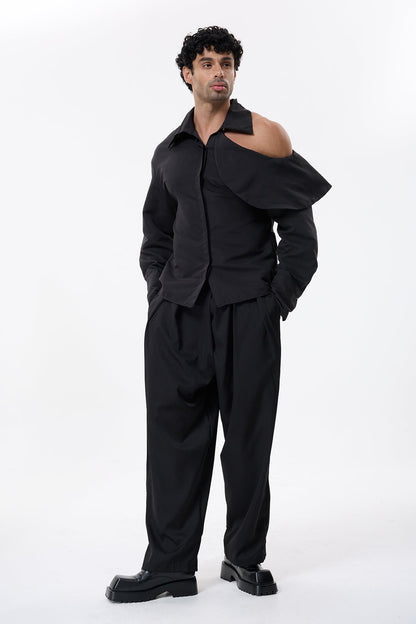 Shadow Veil Long Sleeve Off Shoulder Shirt