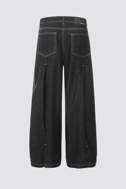 Shadow Wash Barrel Jeans