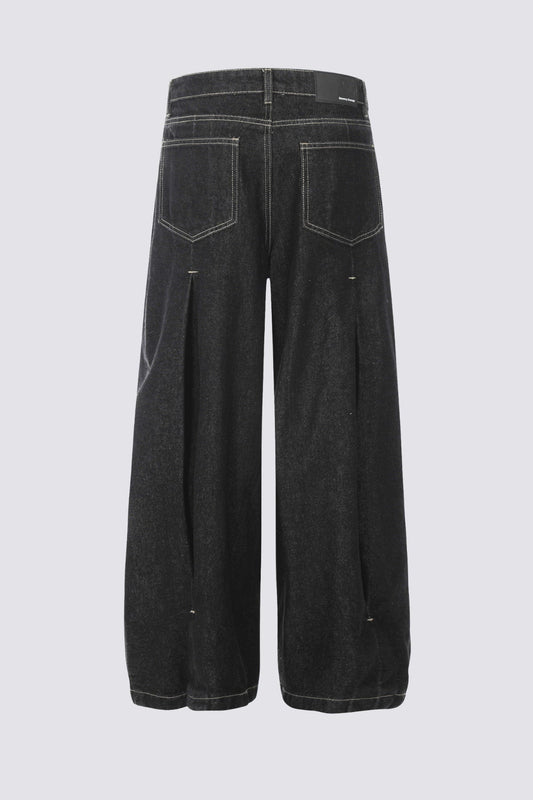 Shadow Wash Barrel Jeans