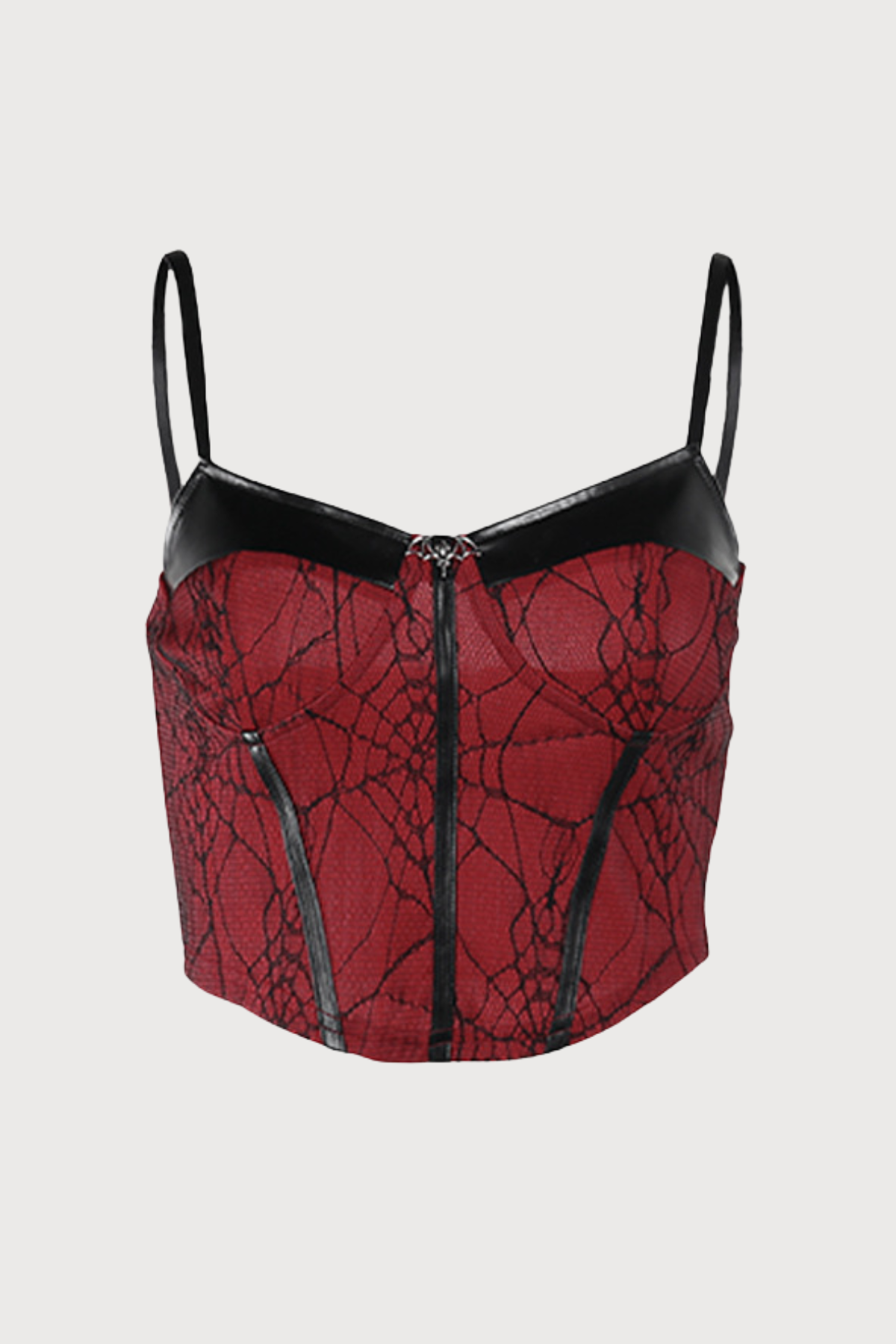 Sharp Twist Spaghetti Crop Top