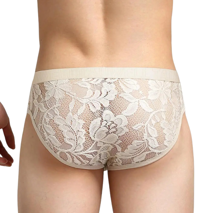Sheer Temptation Lace Briefs for Men
