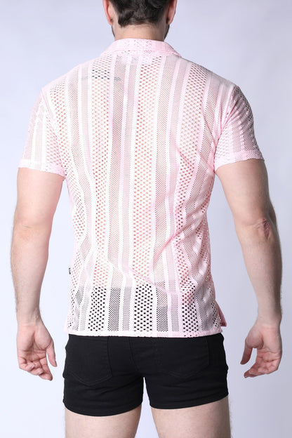Sicily Crochet Mesh Shirt