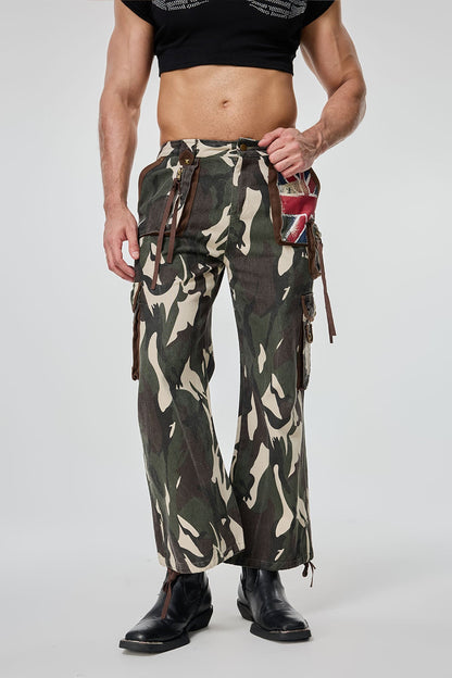 Signal Scuff Camouflage Straight Jeans