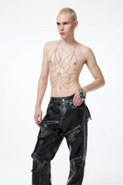 Silver Continuum Halter Neck Chainmail