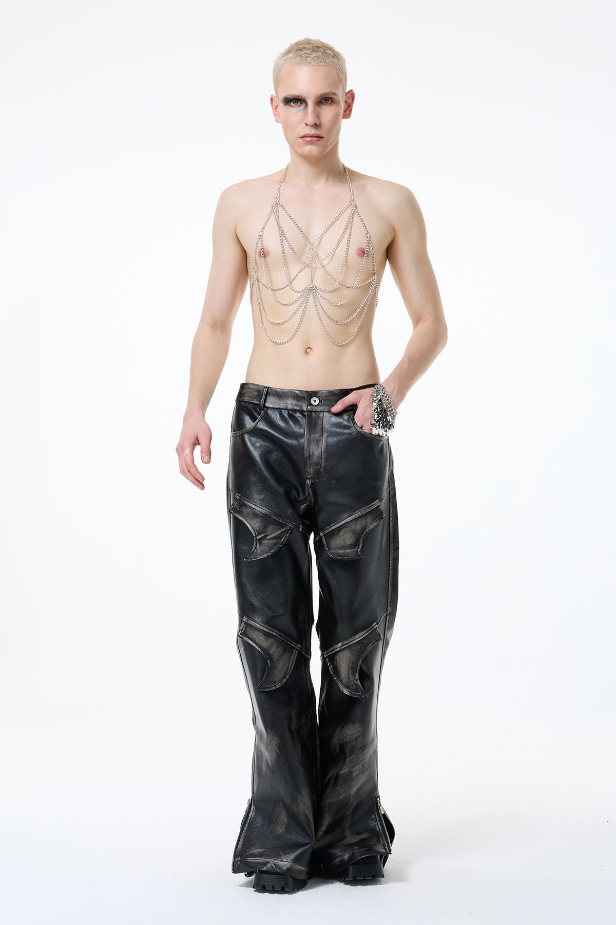 Silver Continuum Halter Neck Chainmail