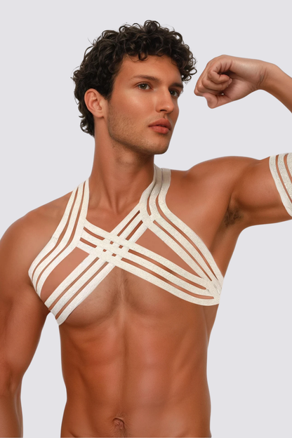 Skin Lock Chest Strap Gold